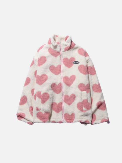 Fluffy™️ Heart Double-Sided Coat