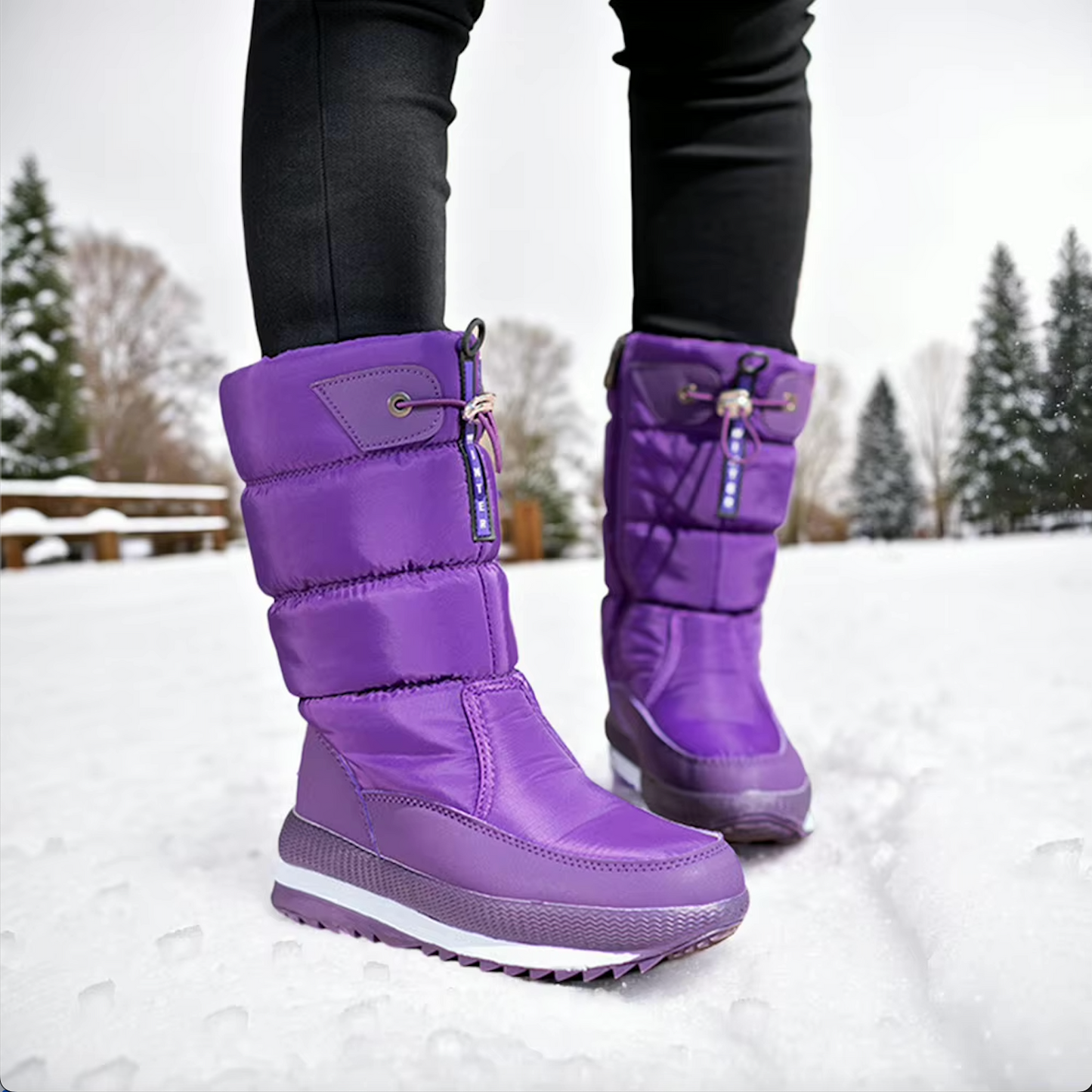 Sofie™ - Non-Slip and Waterproof Faux Fur Snow Boots